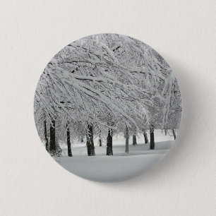 sneeuw ronde button 5,7 cm