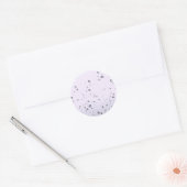 sneeuw ronde sticker (Envelop)