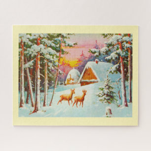 Sneeuw scène legpuzzel