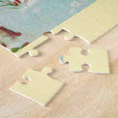 Sneeuw scène legpuzzel (Zijkant)