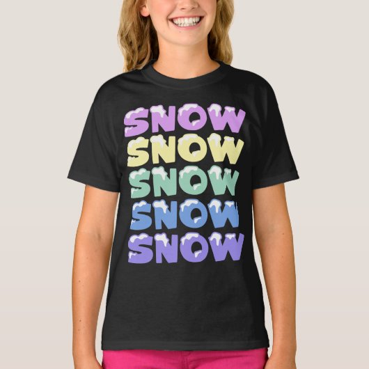 SNEEUW, SNEEUW, SNEEUW, SNEEUW T-SHIRT (Voorkant)