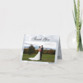 Sneeuw Sparkle Lights Glitter Dank u kaart (Voorkant)