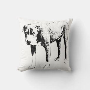 Sneeuw-stille Pit Bull Kussen