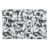 Sneeuw Stof Camouflage Kussensloop (Voorkant-Links)