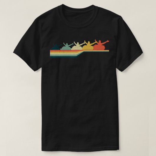 SNEEUW TUBING Funny Gift  Retro T-shirt (Design voorkant)