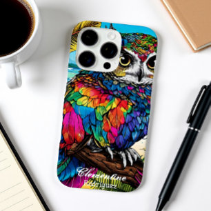 Sneeuw Uil Tropische Uil Dreamscape iPhone 16 Pro Hoesje