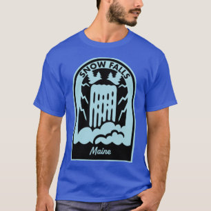 Sneeuw valt Maine T-shirt