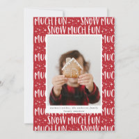 Sneeuw veel leuke fotoscript tekst modern