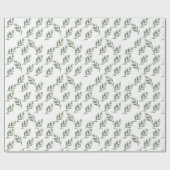 Sneeuw ☃ verlaat legpuzzel cadeaupapier (Vlak)