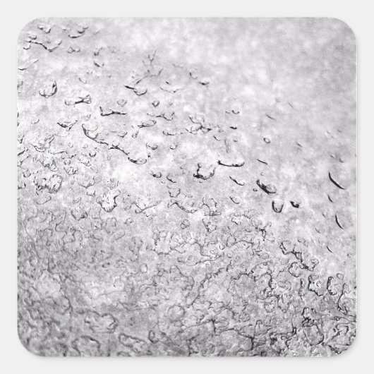 Sneeuw Vierkante Sticker (Voorkant)