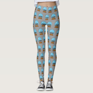 Sneeuw Wereldbol met drie Gnome Uilen Leggings