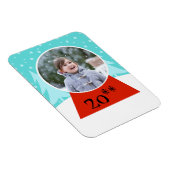 Sneeuw Wereldbol Vakantie Flexibele Fotomagneet Magneet (Rechterzijde)