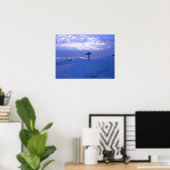 Sneeuw & zonsondergang poster (Thuiskantoor)