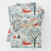 Sneeuwachtig  Landschap Inpakpapier Vel (In situ)