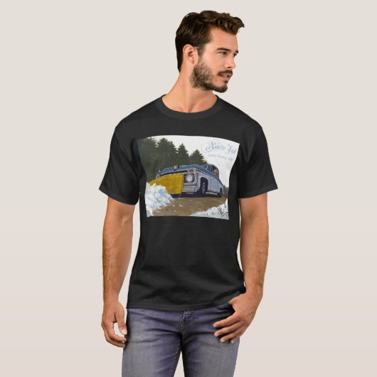 Sneeuwbaan-Shirt T-shirt (Voorkant volledig)