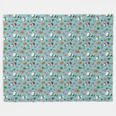 Sneeuwbaldeken Fleece Deken (Voorkant (Horizontaal))