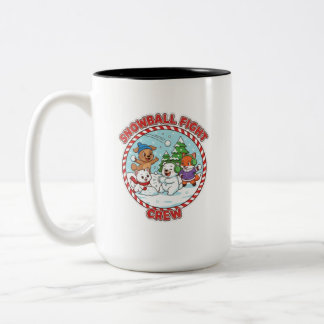 Sneeuwbalgevecht Crew 450ml Tweekleurige koffiemok