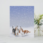 Sneeuwbalken Letterhoofdbankierwerk (Staand voorkant)