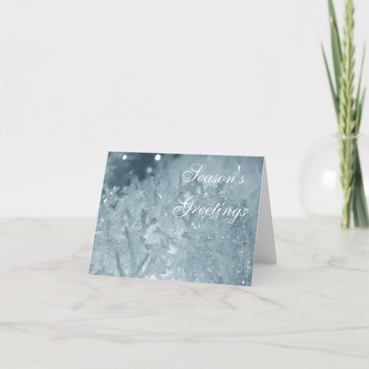 sneeuwballen 2 feestdagen kaart (Voorkant)