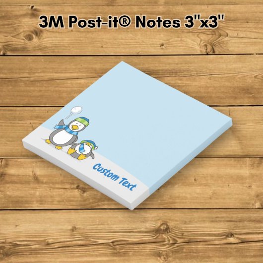 Sneeuwballende Pinguïns Post-it® Notes