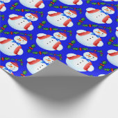 sneeuwbalpapier voor kerstmis cadeaupapier (Hoek)