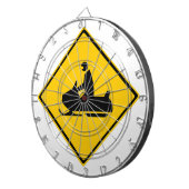 Sneeuwbalsignaal Dartbord (Voorkant Rechts)