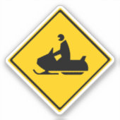 Sneeuwbalsignaal Sticker (Voorkant)