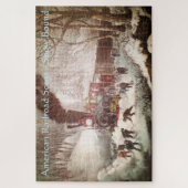 Sneeuwband Grote puzzel Legpuzzel (Verticaal)