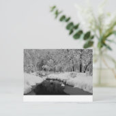 Sneeuwbedekking Briefkaart (Staand voorkant)