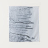 Sneeuwbedekking in de winter wandkleed (Voorkant)