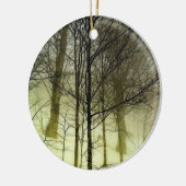 Sneeuwbedekking Keramisch Ornament (Links)