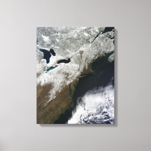 Sneeuwbedekking uit Canada Canvas Afdruk