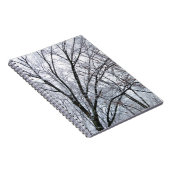Sneeuwbedekte eikenboom notitieboek (Rechterzijde)