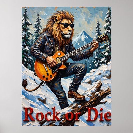 Sneeuwbedekte solo: Lion's Winter Riff Poster (Voorkant)