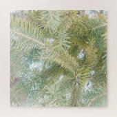 Sneeuwbedekte Spruce Trees. Bestel nu Legpuzzel (Horizontaal)