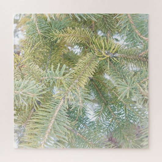 Sneeuwbedekte Spruce Trees. Bestel nu Legpuzzel (Verticaal)