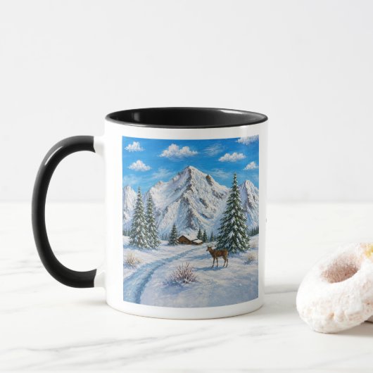 Sneeuwberg Combo Mok (Met donut)