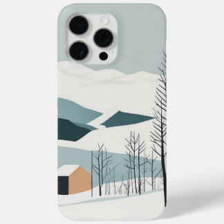 Sneeuwbergen Abstracte Art Phone Case