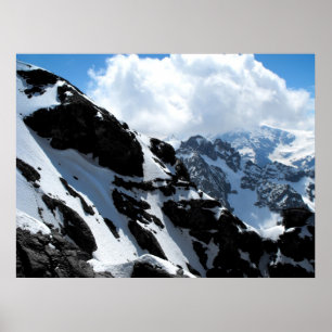 Sneeuwbergen in de Zwitserse alpen Poster