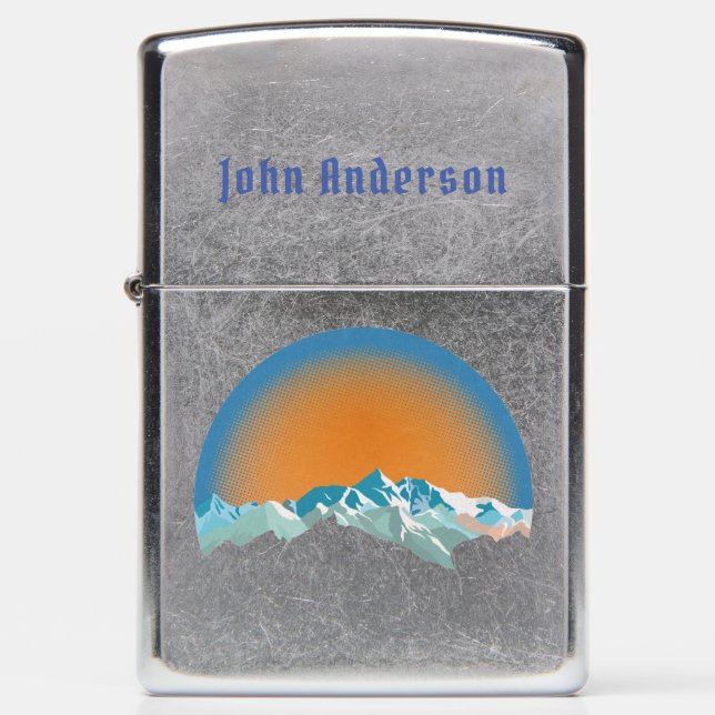  sneeuwbergpiek Zippo Lighter (Voorkant)