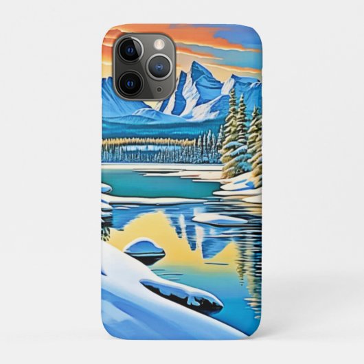 sneeuwbergreflectie Case-Mate iPhone case (Achterkant)