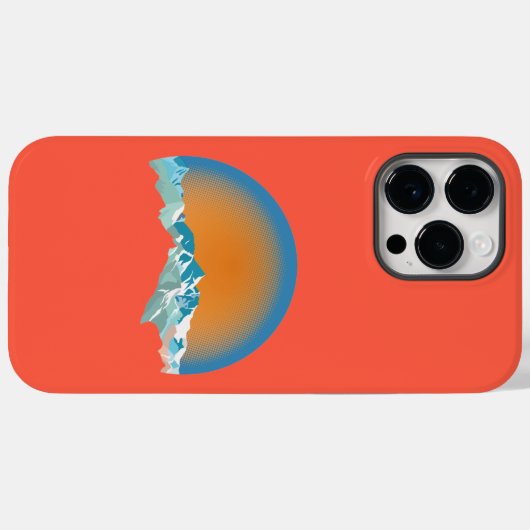 sneeuwbergtas — Hoesje-Mate iPhone draagtas Case-Mate iPhone Case (Achterkant (horizontaal))