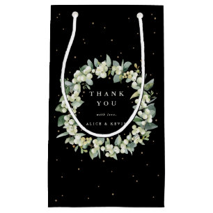 Sneeuwbes+Eucalyptus Kerst/Festivus Dank Je Klein Cadeauzakje