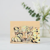 sneeuwblaasje briefkaart (Staand voorkant)