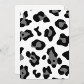 sneeuwblaasje kaart (Voorkant / Achterkant)