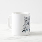 sneeuwblaasje, winterspar Waterverf Koffiemok (Voorkant links)