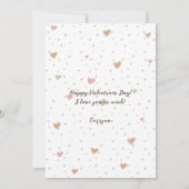 Sneeuwboard Valentines Feestdagenkaart (Achterkant)