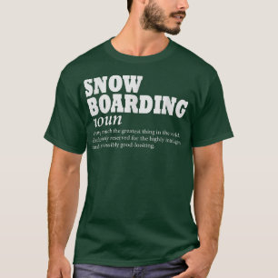 Sneeuwboarddefinitie, Snowboard, Funny Snow Boa T-shirt