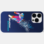 Sneeuwboarden Case-Mate iPhone Case (Achterkant (horizontaal))