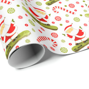 Sneeuwboarden Sneeuwboarder Vakantie Cadeau Cadeaupapier